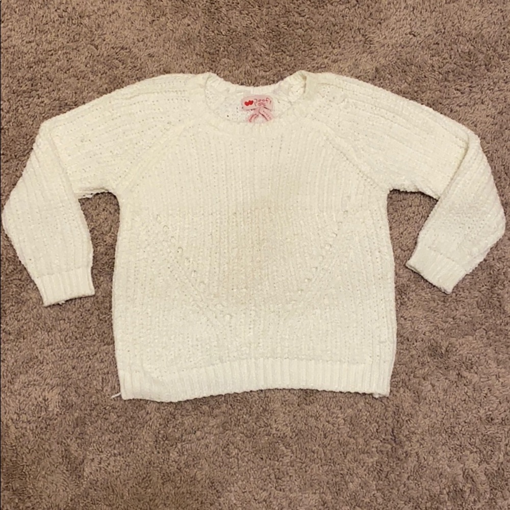 Poof! White Sweater